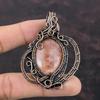 Sunstone Gemstone Pendant Copper Wire Wrapped Pendant Sunstone Jewelry Stylish Pendant Handmade Pendant Copper Wire Jewelry Gift For Mother