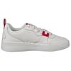 Li-Ning Удобные простые нескользящие износостойкие амортизирующие низкие кроссовки для скейтбординга мужские кроссовки белые красные AGCU543-3
