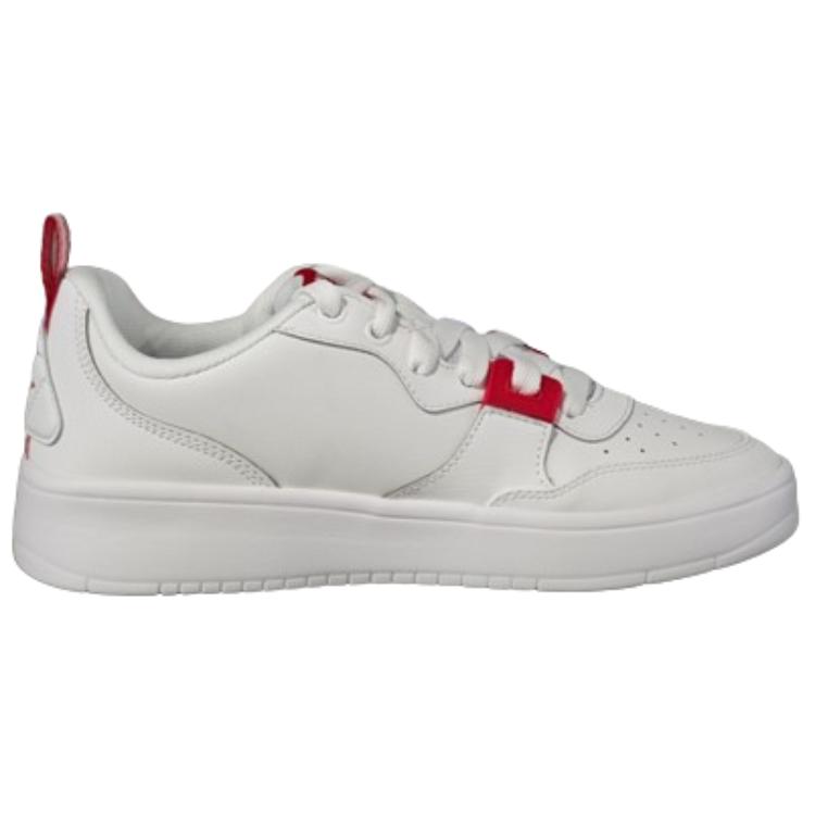 Li-Ning Удобные простые нескользящие износостойкие амортизирующие низкие кроссовки для скейтбординга мужские кроссовки белые красные AGCU543-3