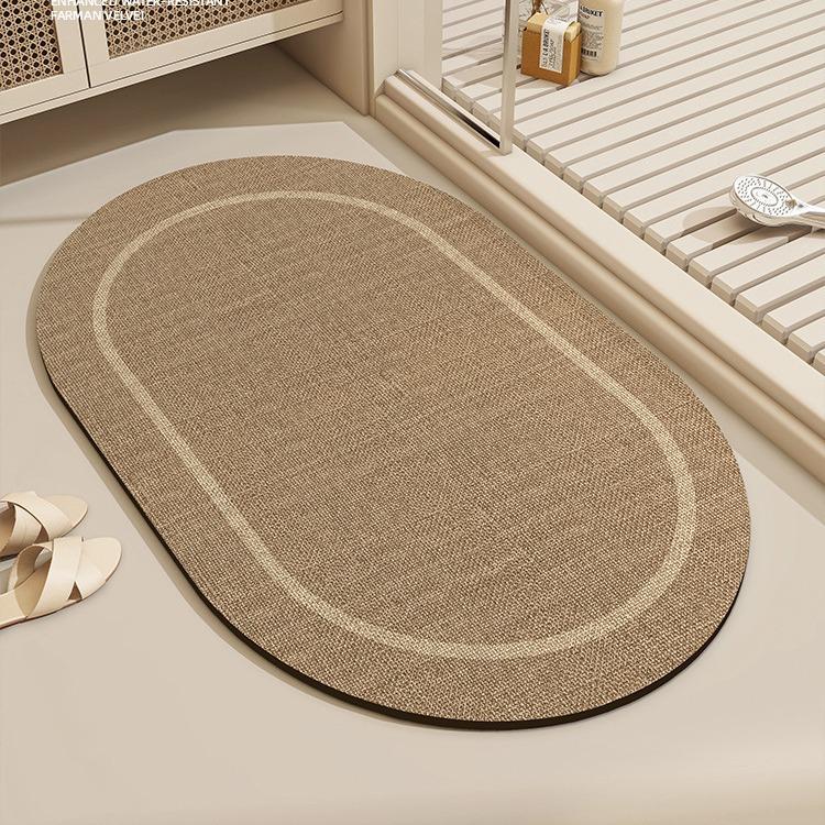 Коврик для унитаза Нескользящий Впитывающий Быстросохнущий Диатомовый Грязевой Туалетный Коврик Для Домашней Ванной Комнаты Коврик Для Туалета