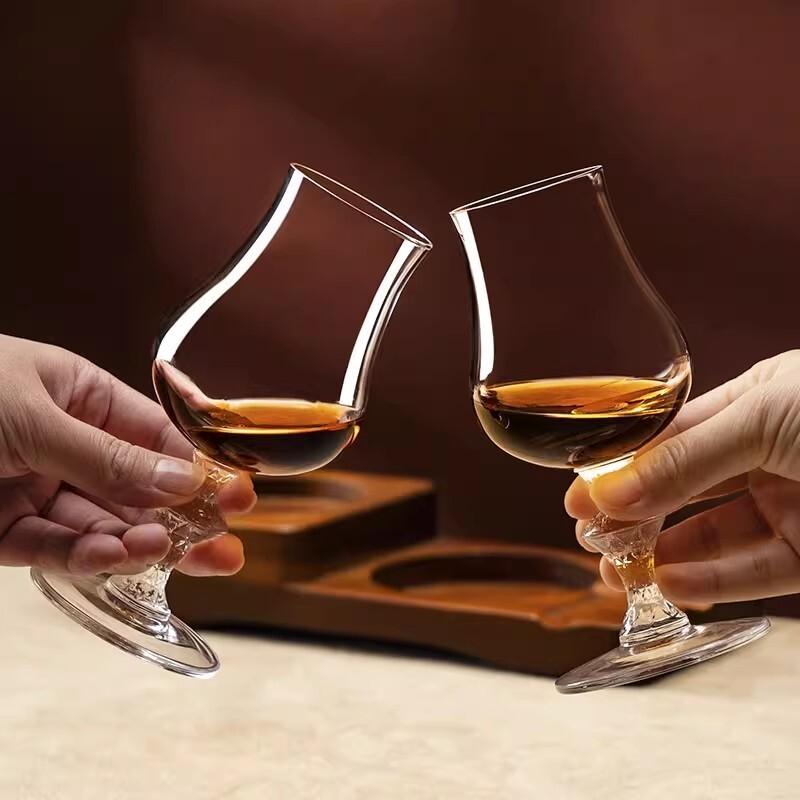 Хрустальные бокалы для виски Macallan в подарочной упаковке Эксклюзивный бокал для дегустации King Бокал-снифтер для виски Chivas, бренди Роскошный резной