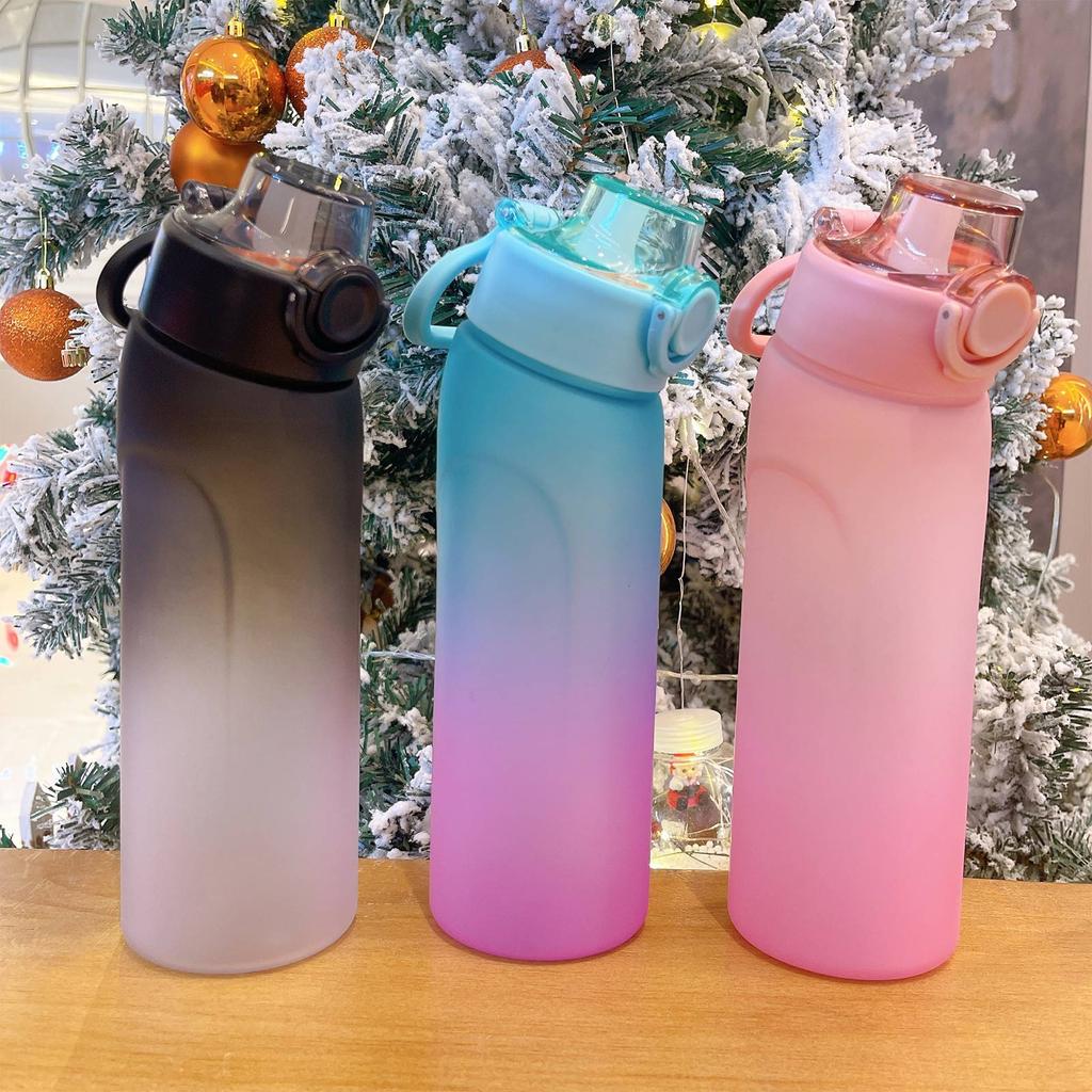 Бутылка 720 мл, обновленная бутылка для воды с 7 капсулами и трубочкой для питья, бутылка для воды на открытом воздухе