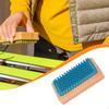 Snowboard Brush Nylon Easy To Use for Structuring Polishing Cleaning Accessory Ski Ing
