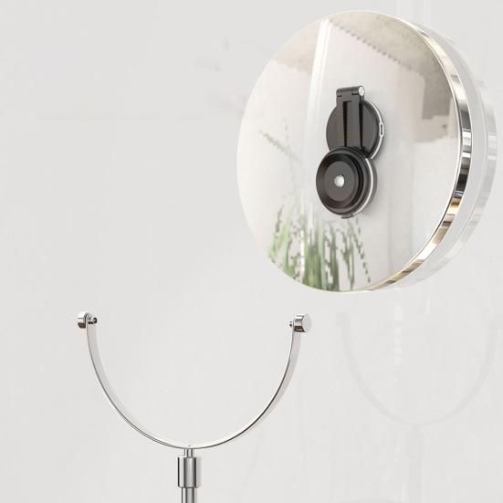 Магнитный держатель для телефона с двумя присосками, беспроводная зарядка, регулируемое крепление на приборную панель автомобиля для дома