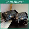 Small Square Chain Shoulder Bag With Quilted Design For Daily Use Womens Fashion