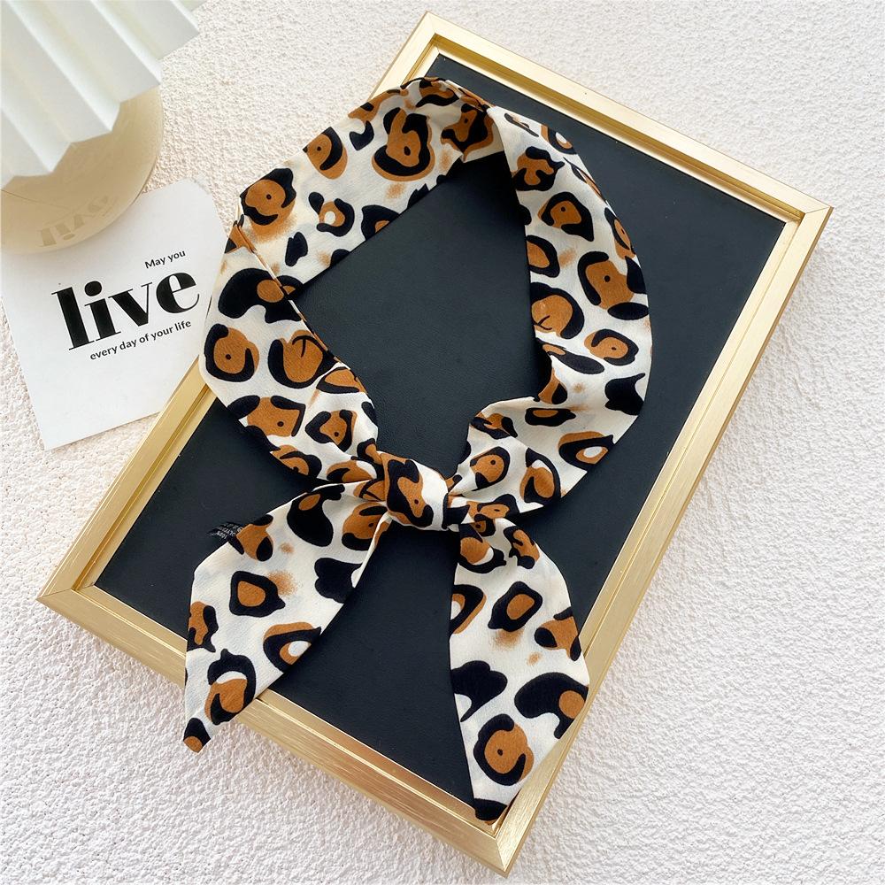 New Scarves Silk Scarves Women'S Spring And Autumn Season Long Decorative Professional Scarves Summer Thin Styles Paired With Shirts Stylish