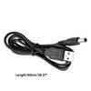 Кабель питания USB на DC5.5x2.5, кабель-преобразователь для зарядки USB на DC5.5x2.1mm для динамиков, маршрутизаторов, мониторов