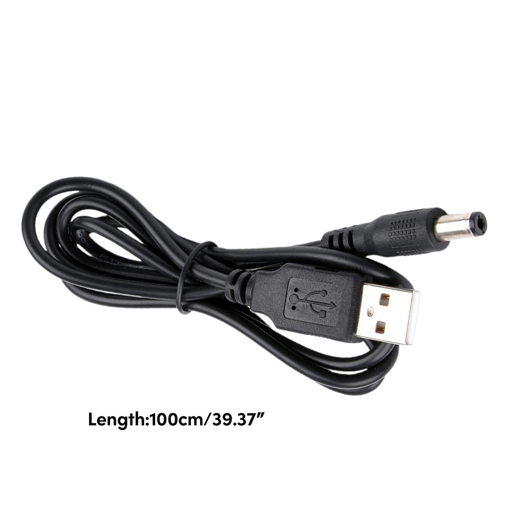 Кабель питания USB на DC5.5x2.5, кабель-преобразователь для зарядки USB на DC5.5x2.1mm для динамиков, маршрутизаторов, мониторов