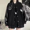 Baseball Uniform Loose Street Harajuku Oversize Jacket Women Jacket Ladies Tops