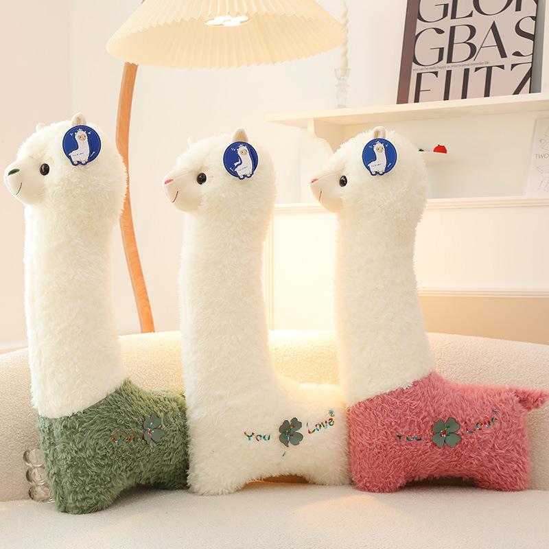Alpaca Throw Pillow Long Neck Aries Doll Give Girlfriend Qixi Festival Gift Healing Pillow Gift