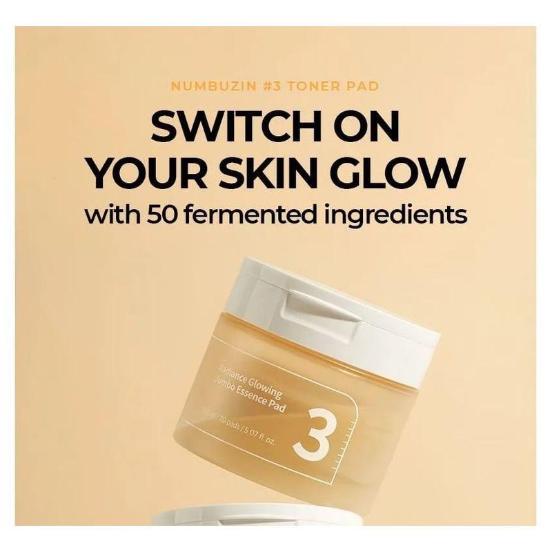 NUMBUZIN No.3 Radiance Glowing Jumbo Essence Pad