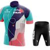 Men Women Cycling Jersey Shorts Set Breathable Bike Riding Outfit Road Mountain Biking