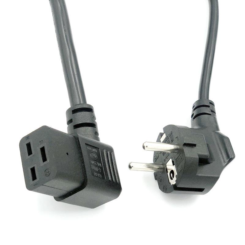 Европейский шнур питания 16А, сертифицированный CE, C19 IEC 60320, 3-жильный, 1,5-2,5 мм²