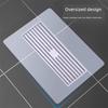 Large Rectangular Silicone Mat for Sewer Drain Cover, Anti-Odor Device for Bathroom, Prevents Odor Return, Seals Toilet