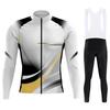 Pro Cycling Jerseys Sets Autumn Riding Long Sleeves Men Cycling Bib Set Bicycle Clothing Spring MBT Breathable Bike Clothes 2025