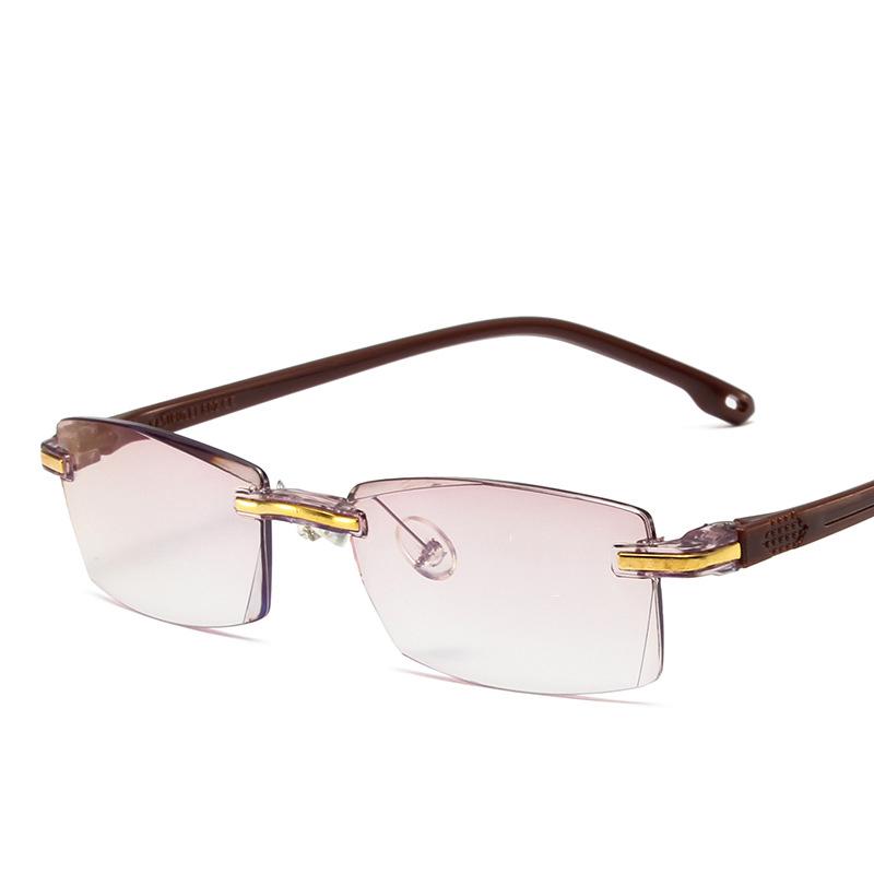 TR90 пресбиопические бифокальные очки для мужчин, защита от синего света, портативные без оправы, женские очки для чтения высокой прочности, Gafas +1,0 до +4,0