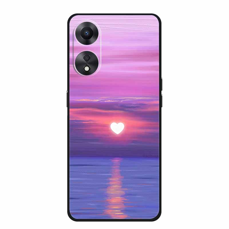 Чехол для OPPO A78 5G Модный силиконовый мягкий ТПУ задняя крышка для Oppo A58 A58X 5G OPPOA78 5G Чехлы для телефонов Ударопрочный CPH2483 Fundas