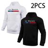 2pcs Hoodies Male Autumn Winter Hooded Long Sleeve Pullover Urban Casual Fashion Hoody Top Home Outdoor Comfort Warm Sweatshirts