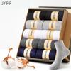 Business Men 100% Cotton Socks New Style Black Casual Socks Soft Breathable Summer Winter Long Socks Plus Size (7-14)