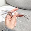 Fashion Square Frame Glasses Anti Blue Light Glasses Men Women Optical Transparent Computer Spectacle Eyeglass Uv400