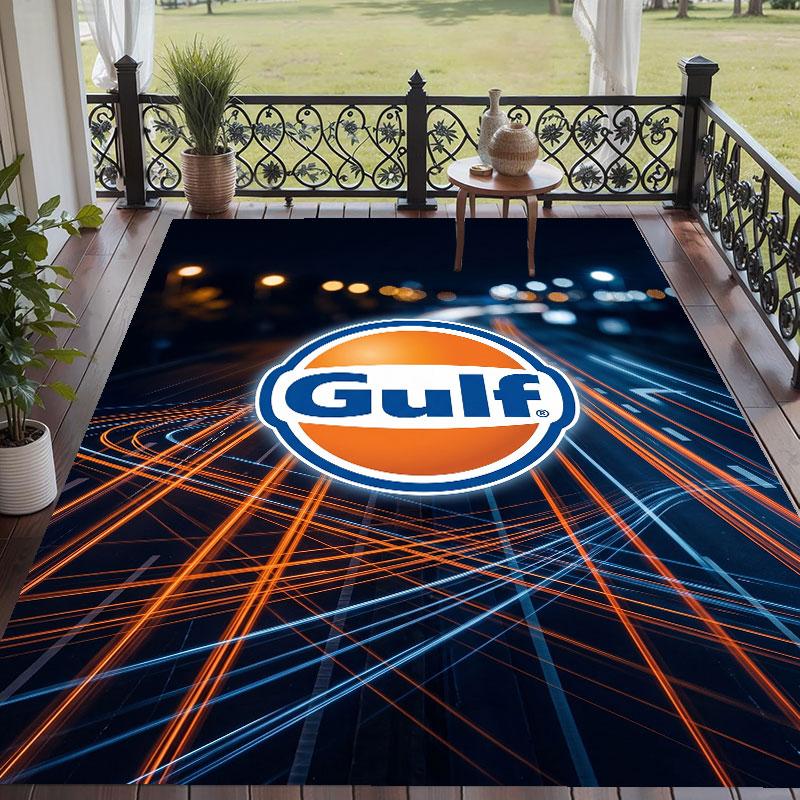 Soft Floor Carpet Gulf Pattern Area Rug Decorative Mat For Home Room Decoration