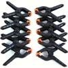 10pcs 6 Inch Popular Black Wood Working Clip Plastic DIY Clamp