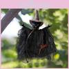 Halloween Witch Ornaments Soft Fabric Party Decorations Gift Supplies Festival