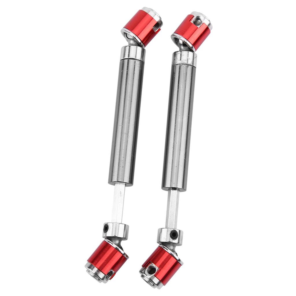 2 Pc Stainless Steel Drive Shafts, Nice Replacement A essories for SCX10 01 D90 D110 RC Crawler Part