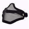 Outdoor Tactical Half-Face Steel Mesh Protective Sports Mask
