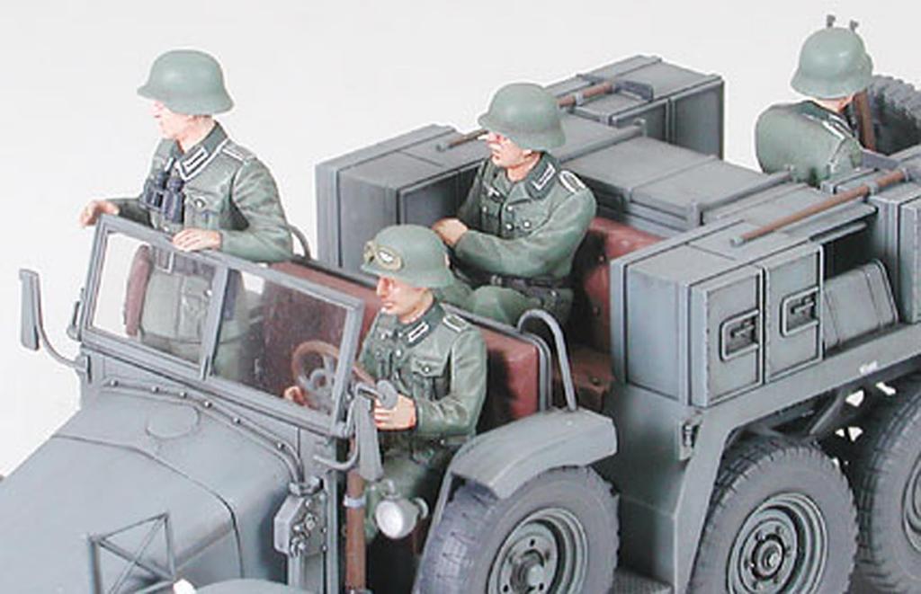 Tamiya Military Miniature Series Немецкая армейская буксируемая пушка Krupp Protze, пластиковая модель 35259 1/35 № 259 6×4 3,7 см противотанковая пушка