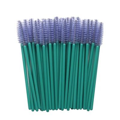 Disposable Plastic Eyelash Brush Mascara Wand Lash Brush Colorful Eyelash Extension Brushes