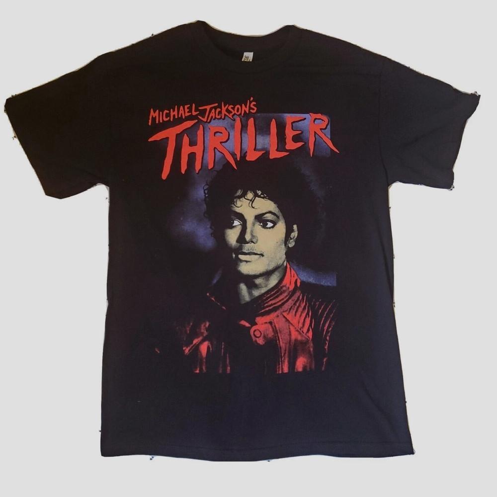 БЕСПЛАТНАЯ ДОСТАВКА В ТОТ ЖЕ ДЕНЬ Новая футболка MICHAEL JACKSON THRILLER, размер L, унисекс