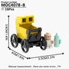 Серия "Город" Детская коляска Сделай сам Строительный блок Различная открытая комната Мебель Туалетные принадлежности Модель Кирпич MOC Подарок Игрушка для детей Для детей