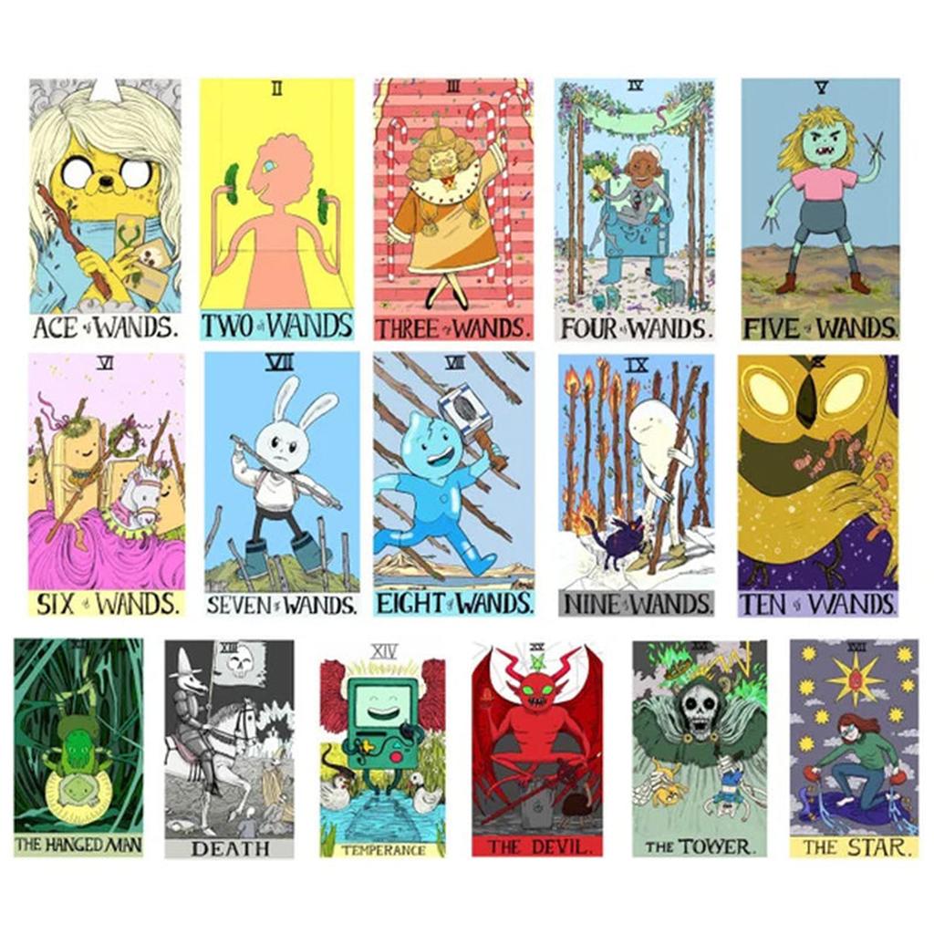 Adventures Time Tarot, Game Cards, Divination And Readings Game Cards, Divinations Tarot, Board Game Cards, Interesting Card Game Set