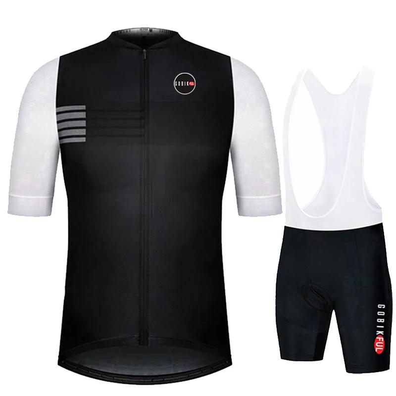 Gobikful  Men Summer Cycling Clothing Road Bike Shirts Suit Bicycle Bib Shorts MTB Ropa Ciclismo Maillot 2026 Summer Breathable Cycling Suit Set