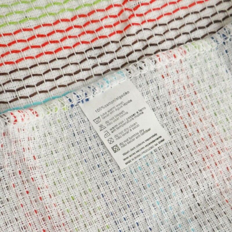 4pcs/set Dishcloth Tableware Cleaning Cloths Kitchen Swab Kitchen Towel Pure Cotton Dish Cloths 34x34cm