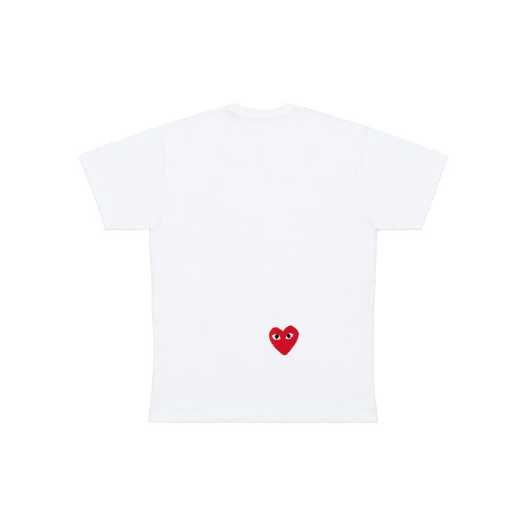 Nike Женская футболка X Comme Des Garçons PLAY Белый Женские топы AE-T401-051-051