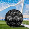 Qarabag Golden Crested Football Emblem Size 5 Soccer Ball,Indoor/Outdoor Suitable for Training Matches Tournaments Practice Games Gift for Fan