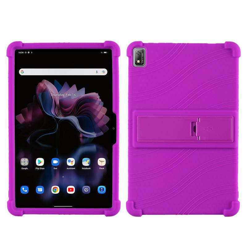 Противоударный силиконовый чехол для планшета Blackview Tab16 11 дюймов с подставкой-держателем для руки