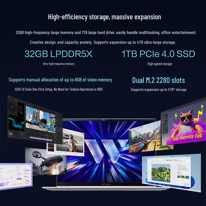 Asus Ноутбук Vivobook Pro 14 AI (Китайская версия)