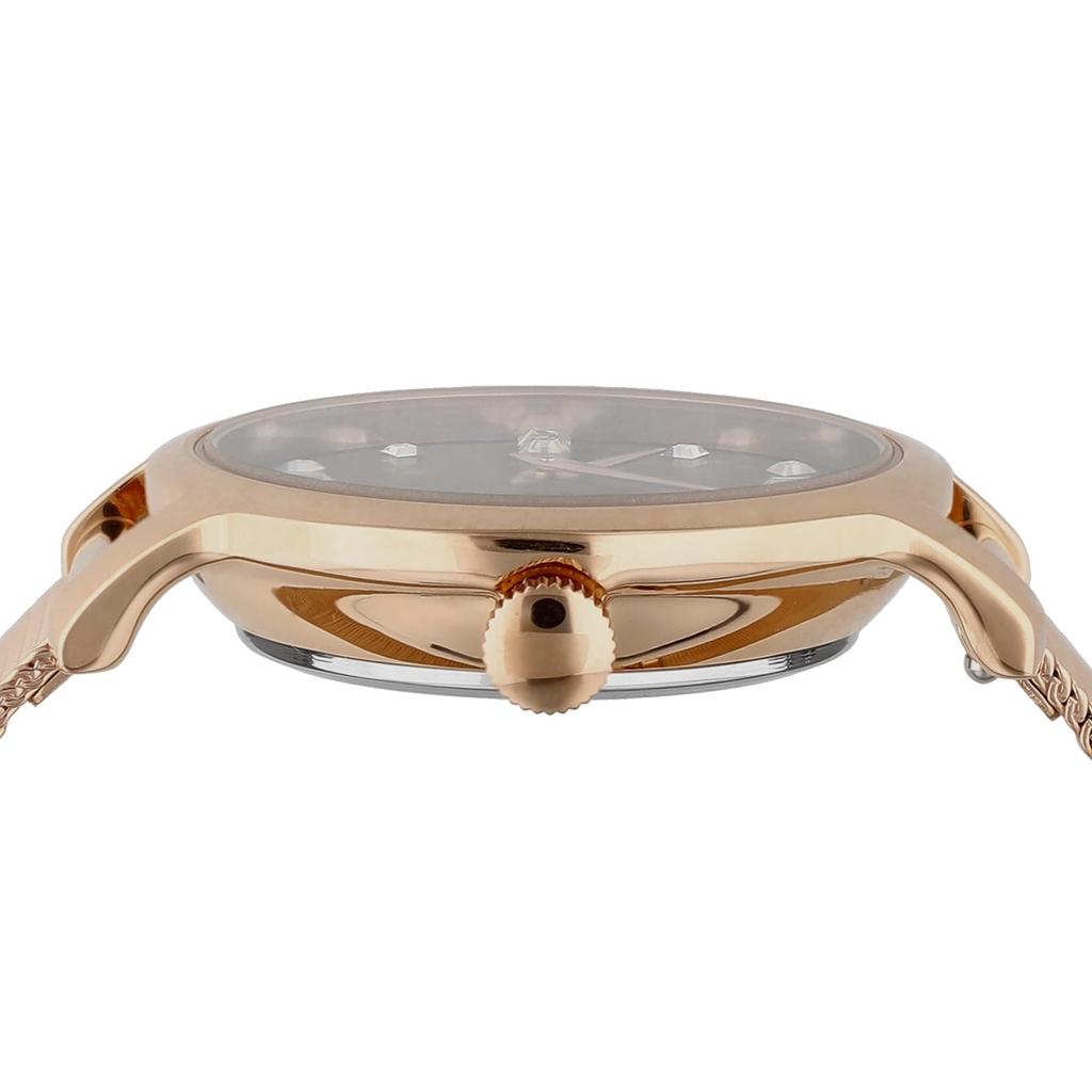 Часы Transcend Celestial Black Dial Brass Mineral Glass Quartz 31MM Philippines Watch TW2V52100 Pink Gold [TIMEX] Женские [Товар]