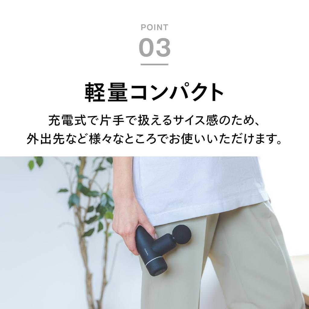 TWINBIRD Уход за телом Ручной USB 4 Мощная вибрация Подарок для Уважения к Пожилым Пистолет, Пистолет, Зарядка, Уровни, День Отца, День Матери, День, Черный,