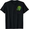 Alien Pocket Cool Funny Cute Peace UFO Gift T-Shirt