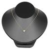 TIFFANY&Co. Pave heart Necklace K18 yellow gold 2.6g Women Used