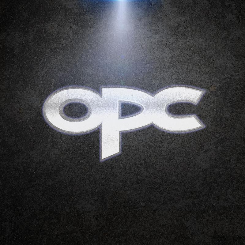 Логотип OPC LINE Беспроводной Проектор Приветствия на Дверь Автомобиля Светодиодные Приветственные Огни Для Opel Antara Mokka Zafira Astra Corsa Meriva Vectra