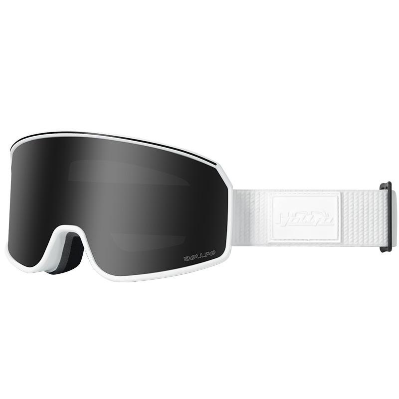 Dual-Layer Anti-Fog Cylindrical Ski & Mountaineering Goggles for Myopia