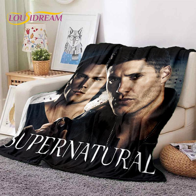 SPN Последние Сверхъестественное Дин Сэм Мягкие Фланелевые Пледы, Плед Уютный Плед для Пикника Кроватей Дивана Дома Спальни Подарок