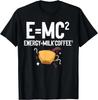 EMC2 Забавная Научная Кофе Энергия Молочный Кофе Подарок Футболка С Принтом Графические Футболки Графические Футболки Camisas Streetwear