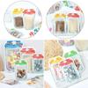 Ziplock Reusable Biscuits Snack DIY Storage Organizer Cookies Packaging Mason Jar Bags Candy Bag