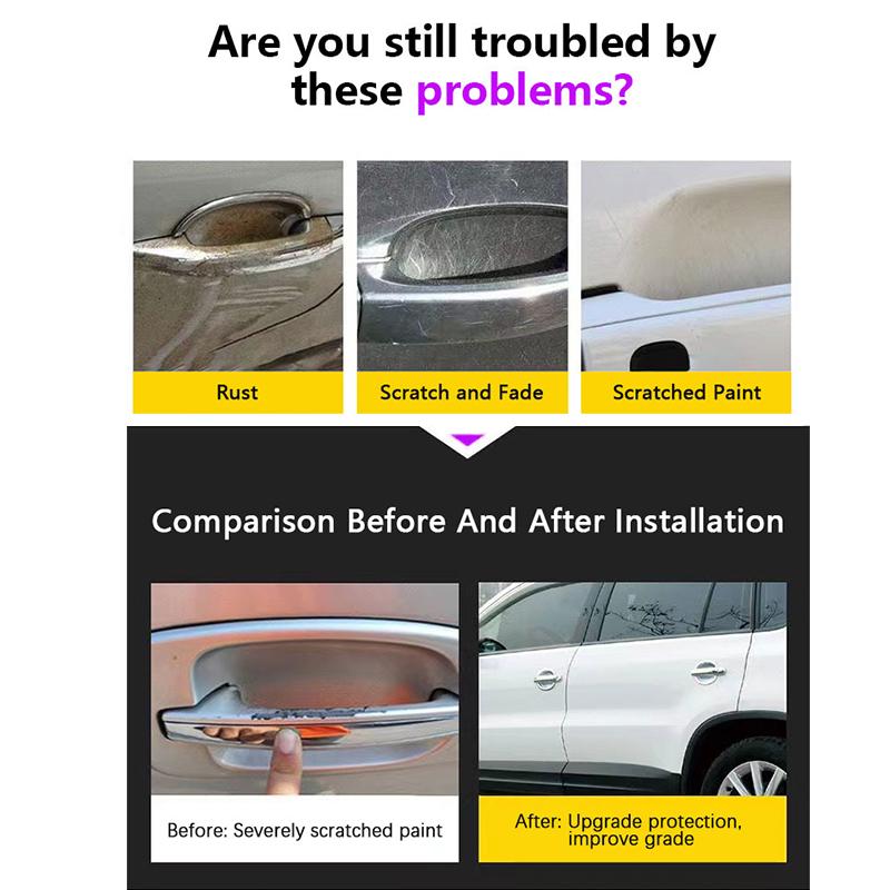 Car Door Handle Cover Trim For VW Volkswagen Tiguan AD BW 2016~2023 Scratch Proof Chromium Styling Car Exterior Part